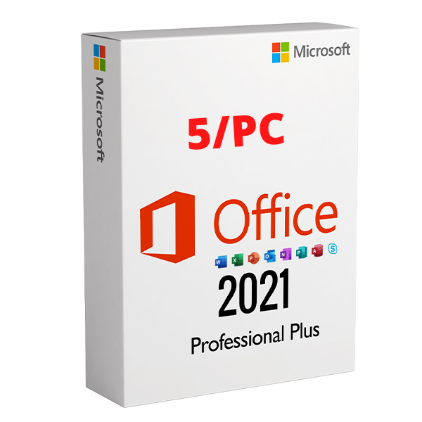 Microsoft Office 2021 Professional Plus 5 PC