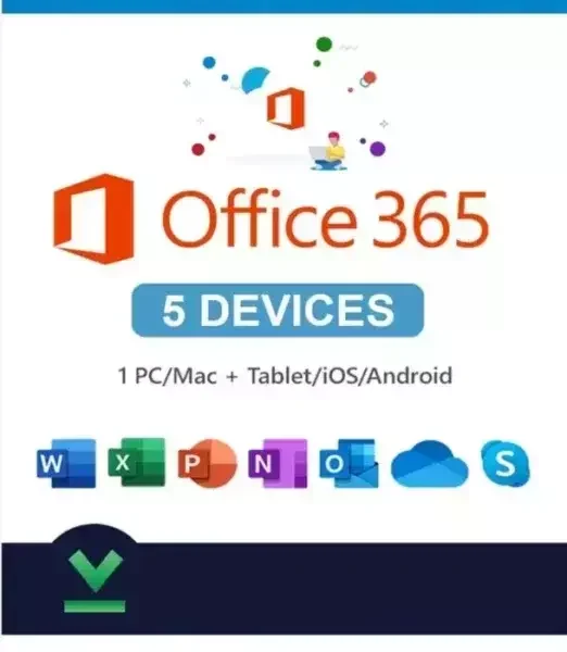 Microsoft Office 365 5 PC